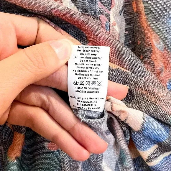 Boamar Reverie Button Down Tie Waist Printed Maxi Dress in Coffee Snake S NWT - Picture 11 of 12